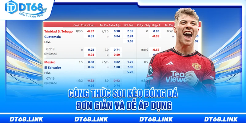 Công Thức Soi Kèo Bóng Đá Đơn Giản Và Dễ Áp Dụng