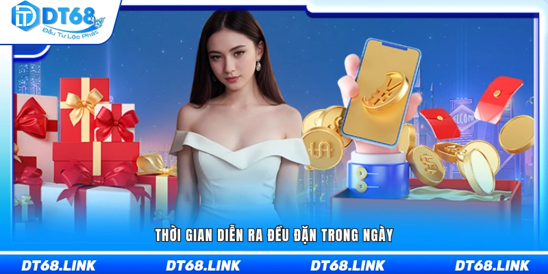 Thưởng nạp khung giờ vàng diễn ra cố định mỗi ngày